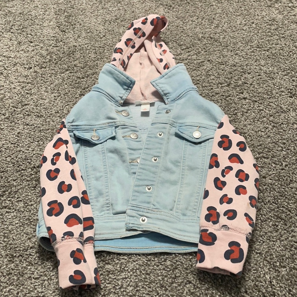 Cat + Jack denim jacket with hood